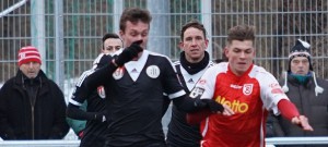 Třetiligový Regensburg byl na síly Dynama. Foto: SV Jahn/Janne