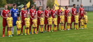 Do televizního zápasu v Protivíně vyběhla Hluboká v nových dresech.