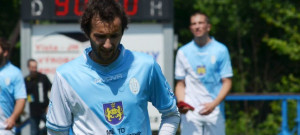 Zadák Michal Völfel vsítil důležitý třetí gól pohárového klání u Vajgaru.