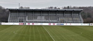 Fotbalový stadion v Táboře má novou tribunu