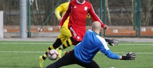 Jankov (v červeném Martin Lovička) má v plánu sehrát po Novém roce tři přípravná utkání.