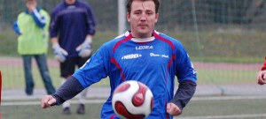 Špílmachr Marek Fojtík během zimní přípravy a zápasu Bavorovic v Táboře.